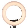 Lampa pierścieniowa Ring light 18 48W led czarna + statyw